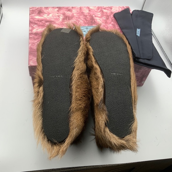 PRADA  GOATSKIN ANKLE BOOT - Picture 6 of 6